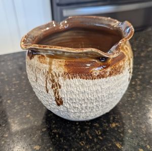 Hand thrown pottery